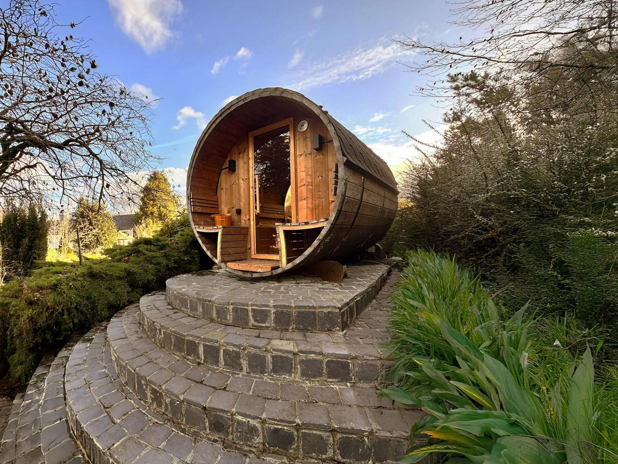 Wellness Tuin - Ultieme Partner Beleving - St Hubertus Suite Met Jacuzzi ,Openhaard, Prive Hottub En Prive Sauna In Jachthut Stijl Horst Εξωτερικό φωτογραφία